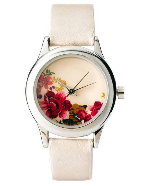 Accessorize Ladies Floral Print Watch