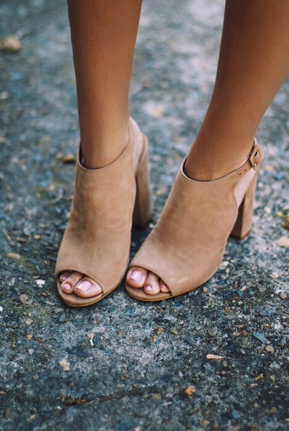 Chic high-heeled sandals