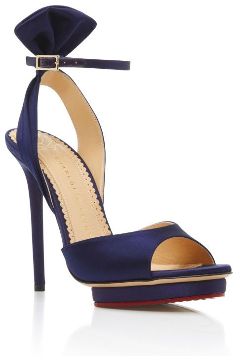 Find the perfect something blue shoe to wear as you walk down the aisle..