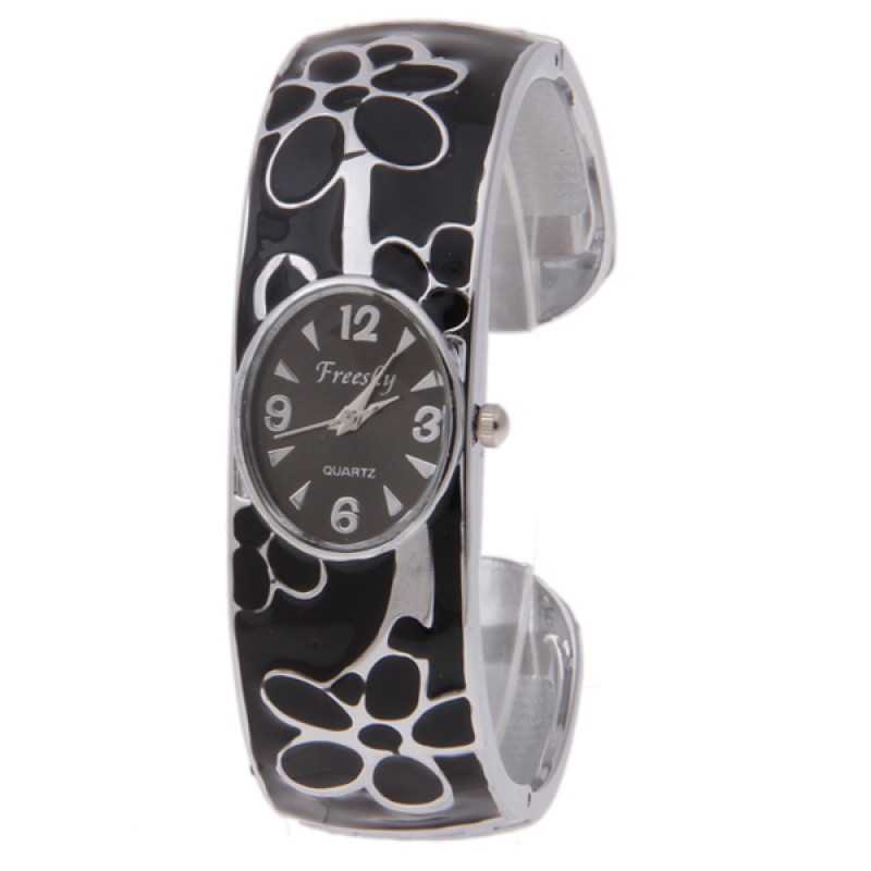 Stylish Freesky Flower Patterned Watch