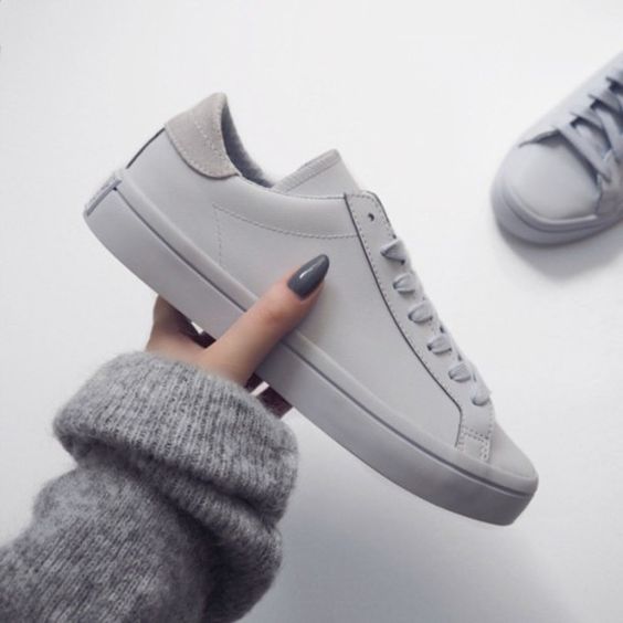 grey sneakers
