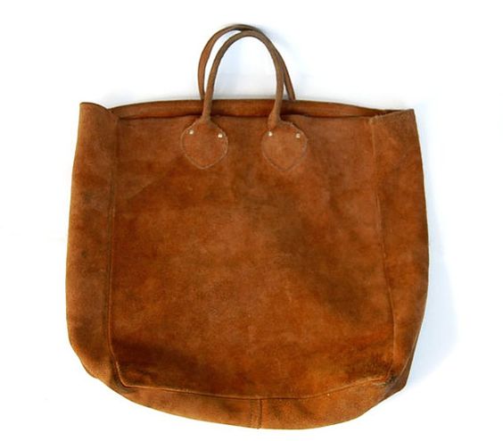 suede tote