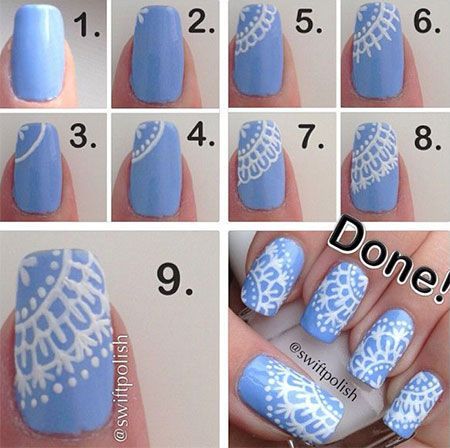 Winter nail art tutorials