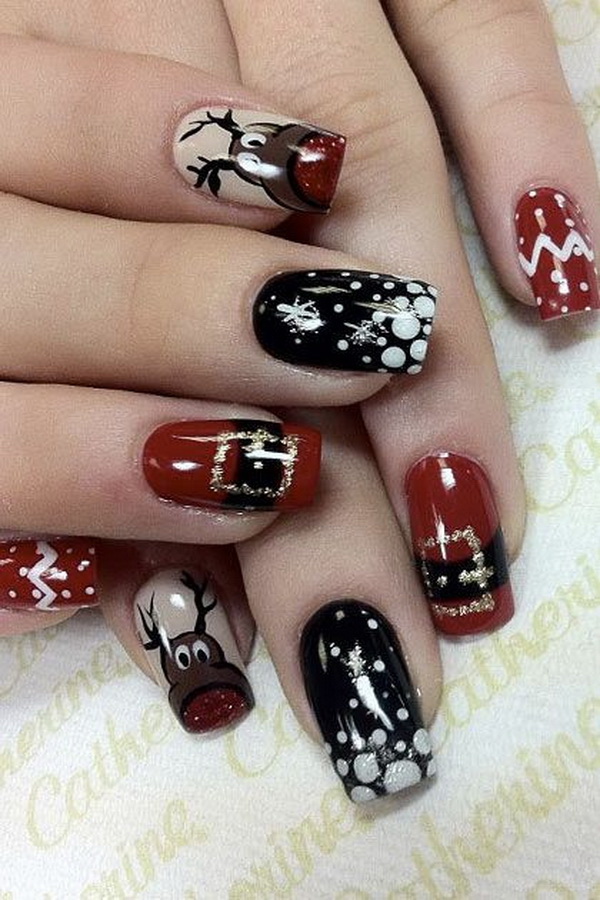 #Christmas #Nail #Art Christmas Nail Designs