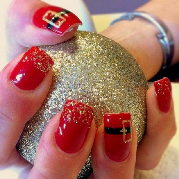 #Christmas #Nail #Art Elegant Christmas Nails Designs