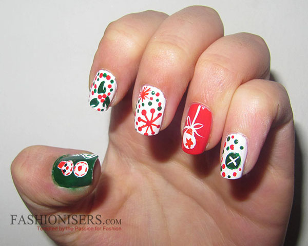 Christmas Nail Art Designs Tutorials