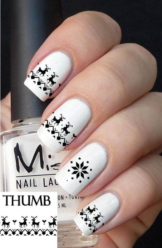 Creative Christmas Nail Design