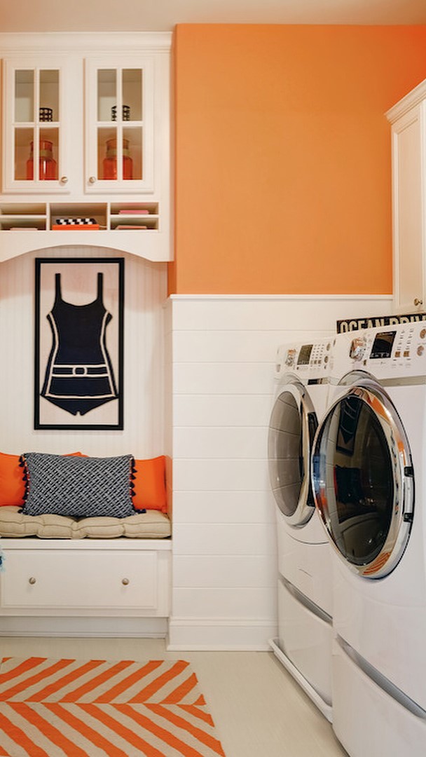 Who said your laundry or mud room has to be drab