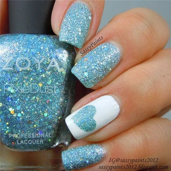 blue valentine nails