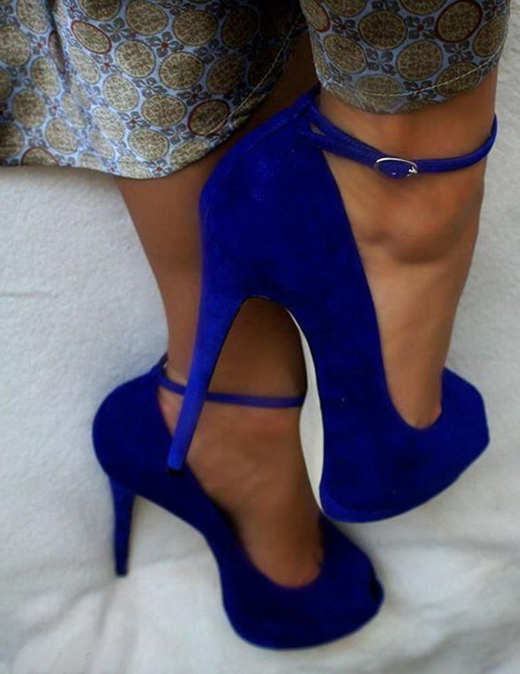 Blues high heels