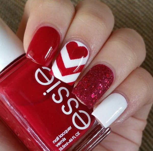 Romantic Valentine's Day Nail Art Ideas