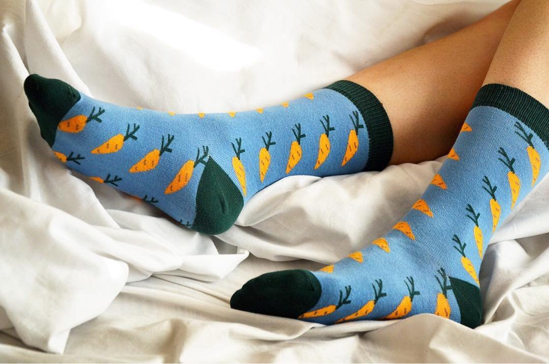 Tender carrot socks