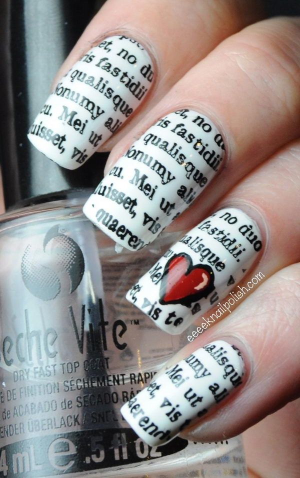 Valentine's Day Nail Art Ideas 2018