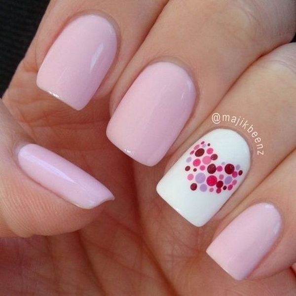 Valentines nail art designs