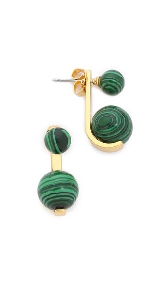 Malachite Earrings