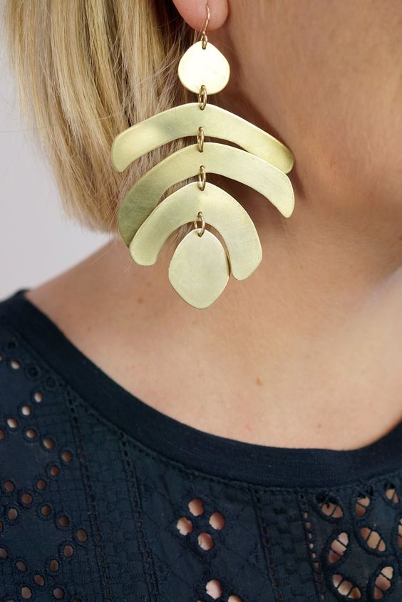 Mocal statement earrings by Megan Auman