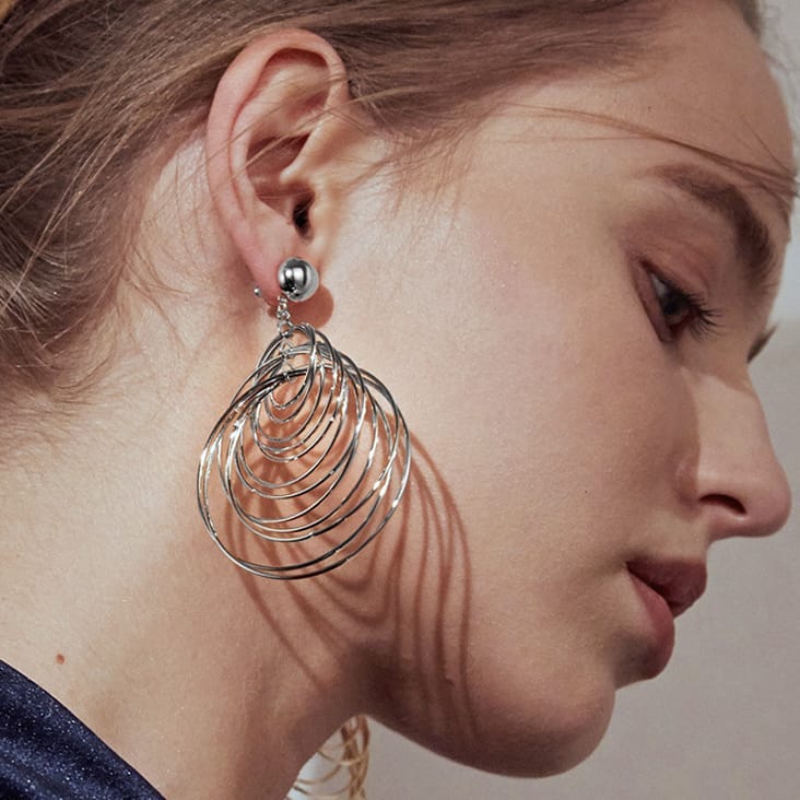 Multilayer Hoops Earrings to try now.