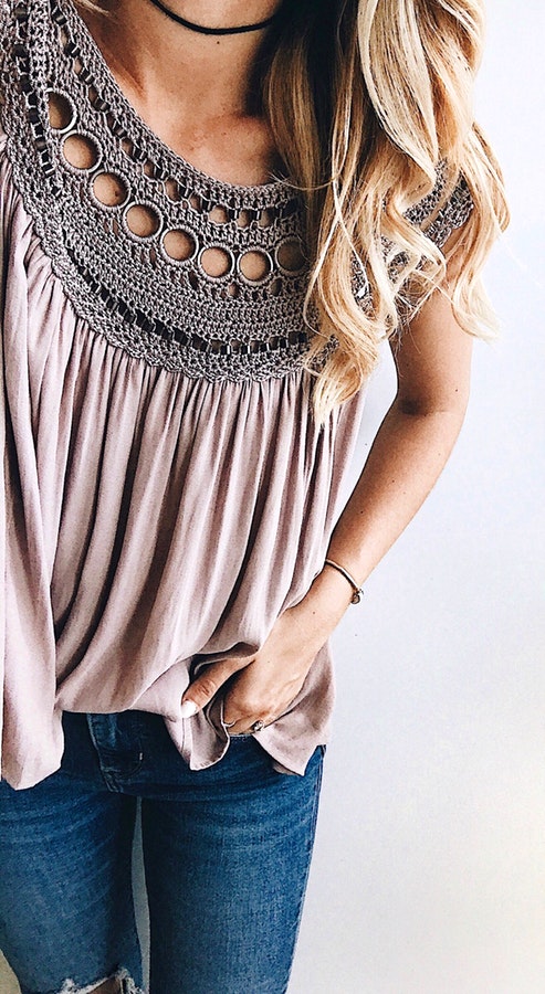 pink ripped jeans