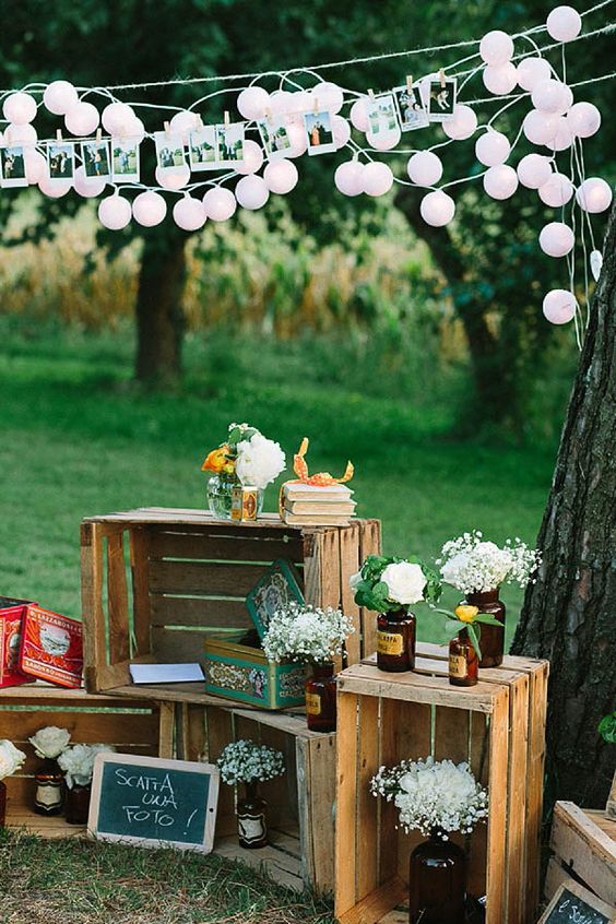 #Rustic #Wooden #Crates #Wedding #Ideas