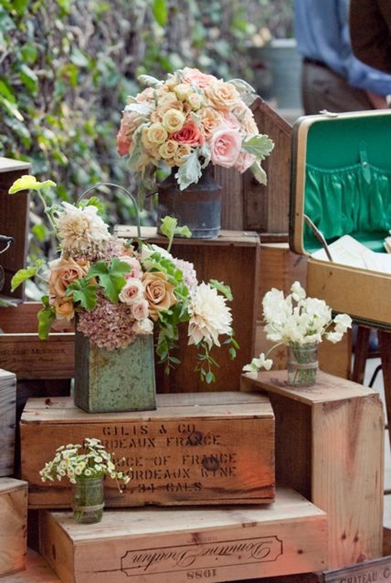 #Rustic #Wooden #Crates #Wedding #Ideas