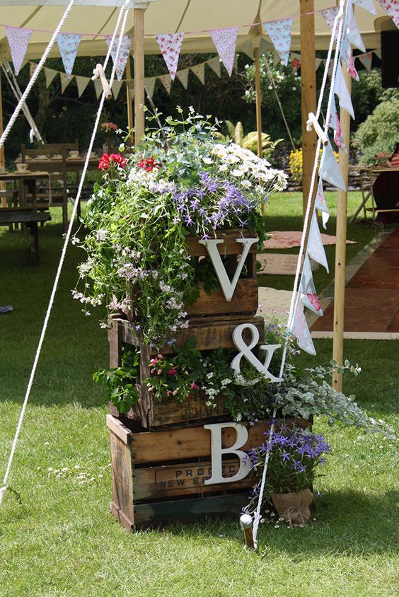 #Rustic #Wooden #Crates #Wedding #Ideas