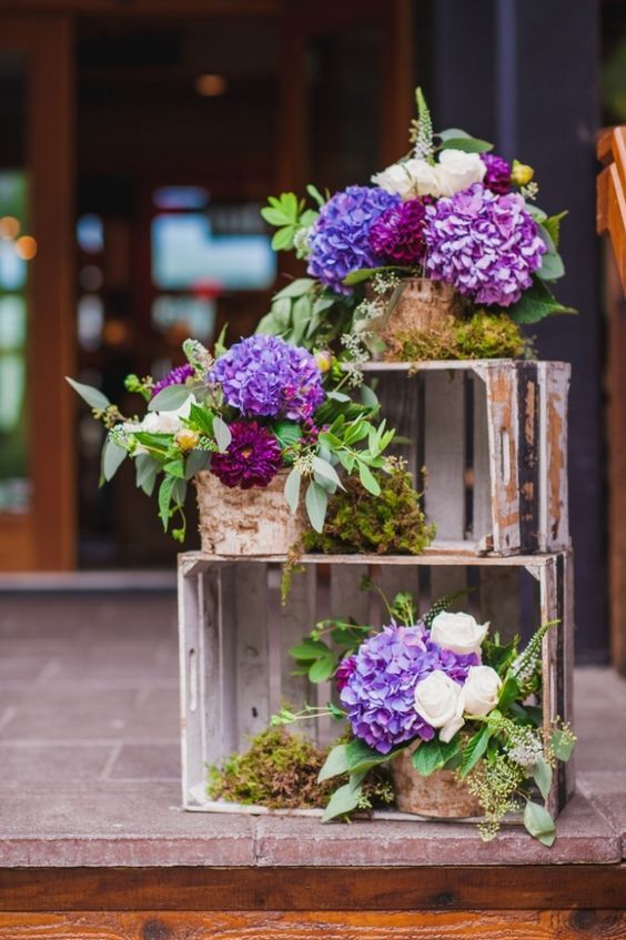 Wooden Crates Wedding Ideas