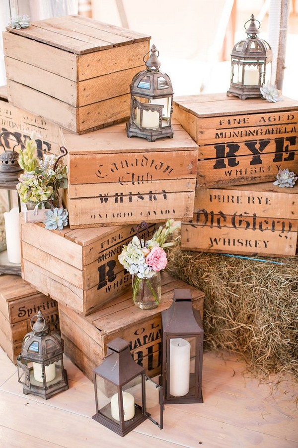 #Rustic #Wooden #Crates #Wedding #Ideas