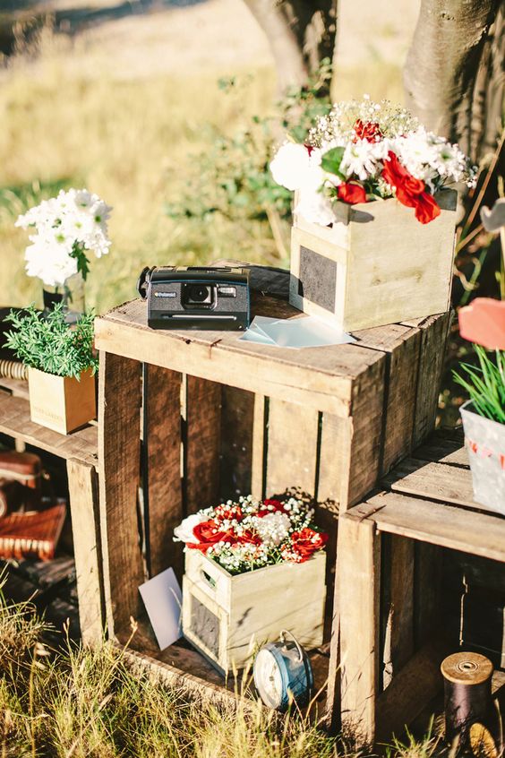 #Rustic #Wooden #Crates #Wedding #Ideas