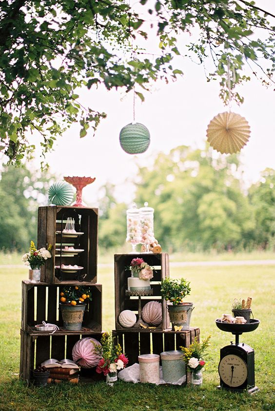 #Rustic #Wooden #Crates #Wedding #Ideas