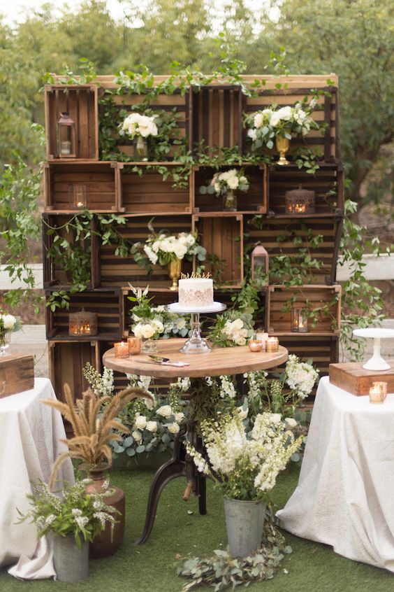 #Rustic #Wooden #Crates #Wedding #Ideas