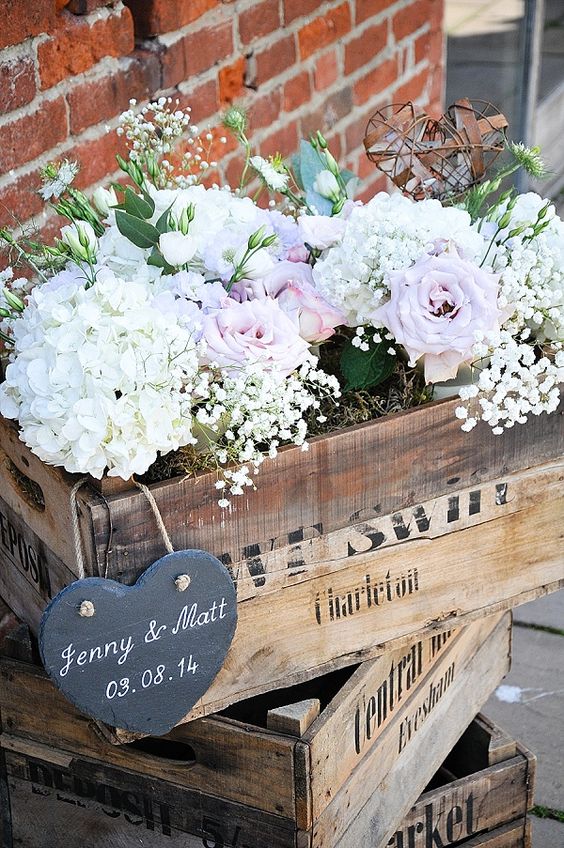 #Rustic #Wooden #Crates #Wedding #Ideas