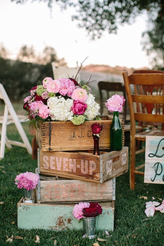 #Rustic #Wooden #Crates #Wedding #Ideas