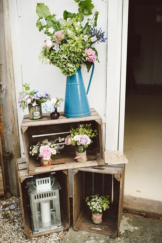 #Rustic #Wooden #Crates #Wedding #Ideas