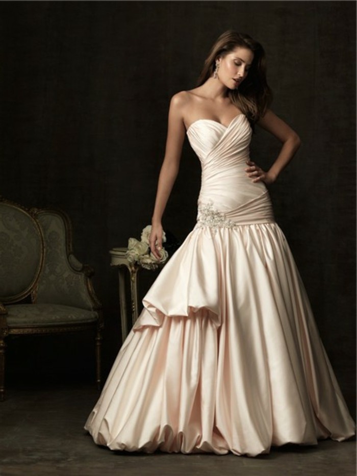 #Champagne #Wedding #Dresses A super effective champagne bridal dress that can attract the look!