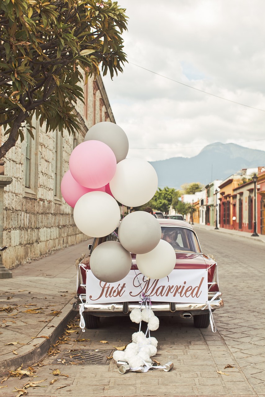 Add balloons to the getaway car. Done and done.