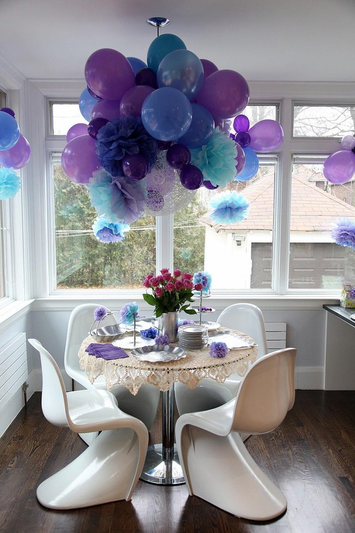Balloon and Flower Pompoms