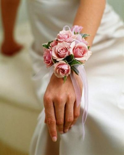 Flower Wrist Corsage Bridal Bracelet Bridesmaids Corsage