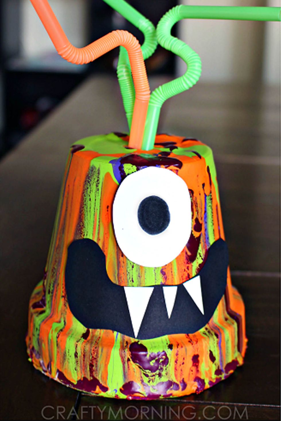 Paint Drip Monster Pot