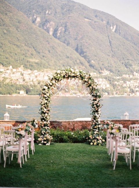 #Romantic #lake #wedding