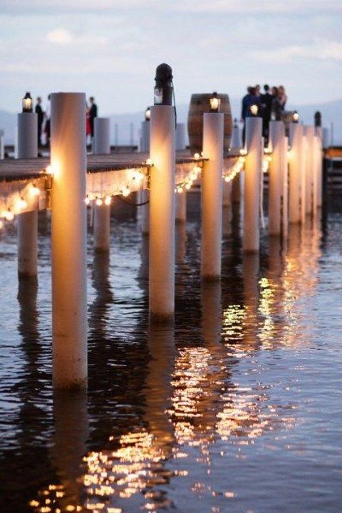 #Romantic #lake #wedding