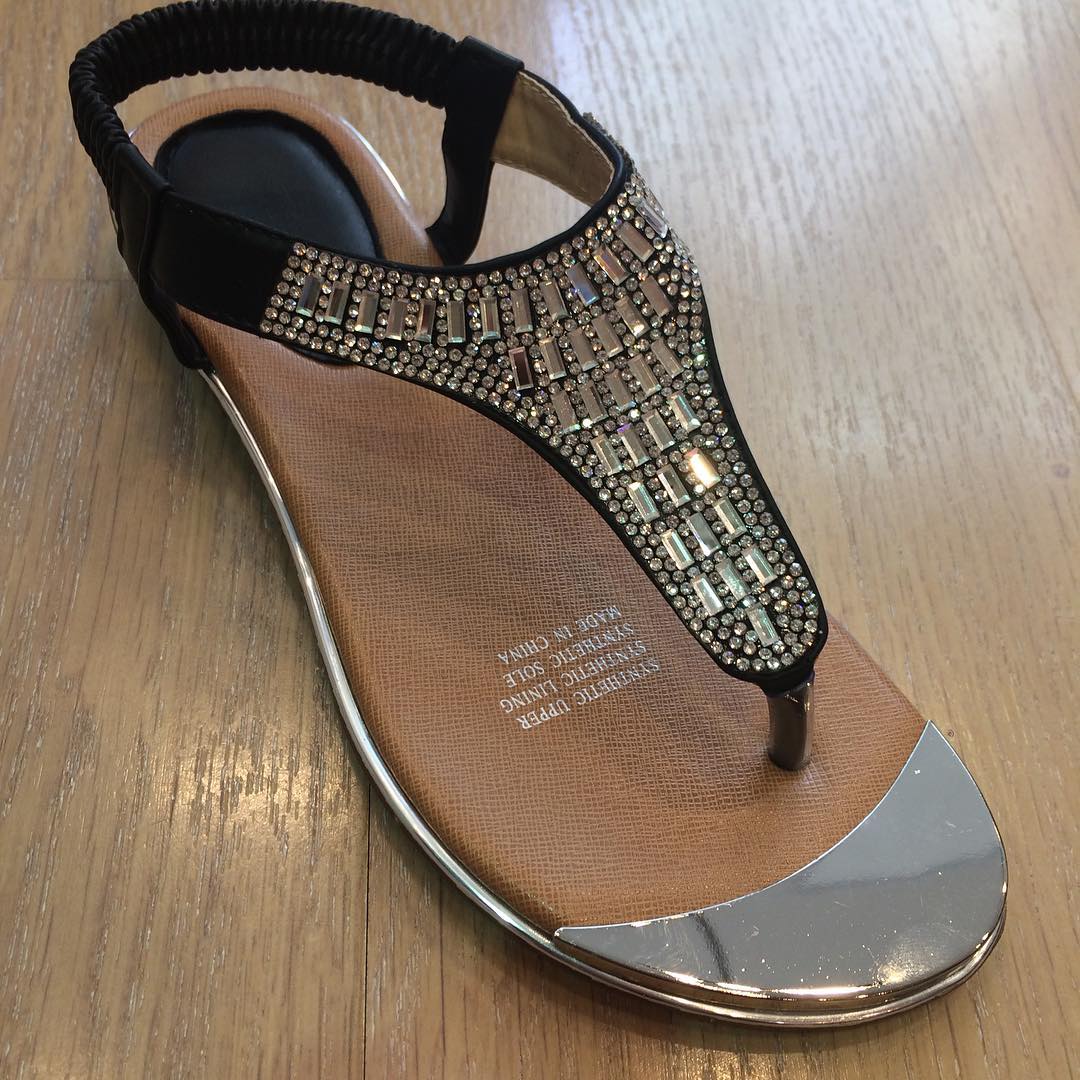 Sandal with Bling and Sparkle