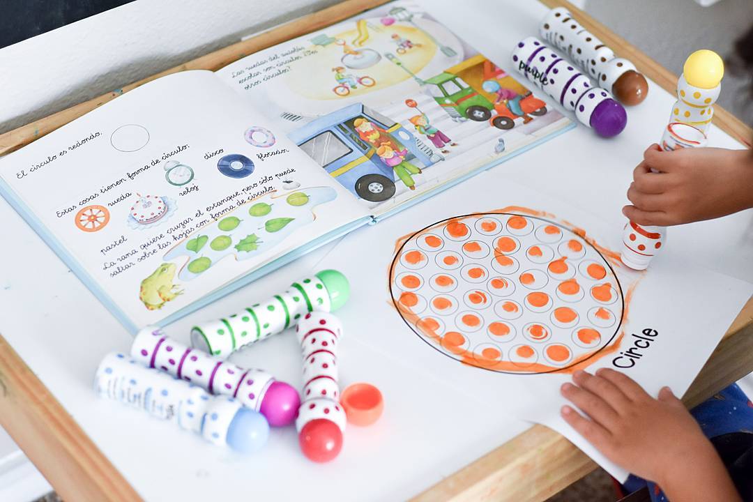 Tracing, coloring & drawing circles