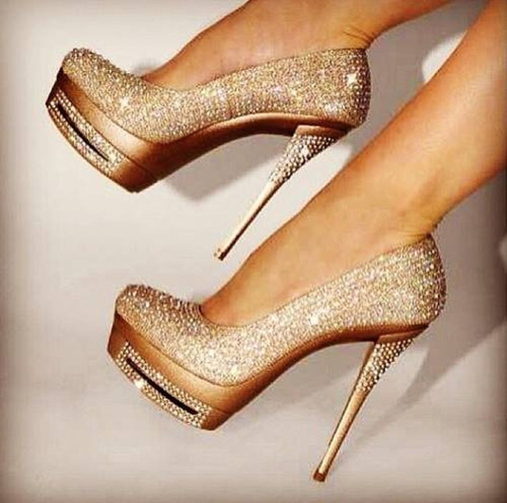 50 Beautiful Golden High Heels That Glisten In Passion ⋆ BrassLook