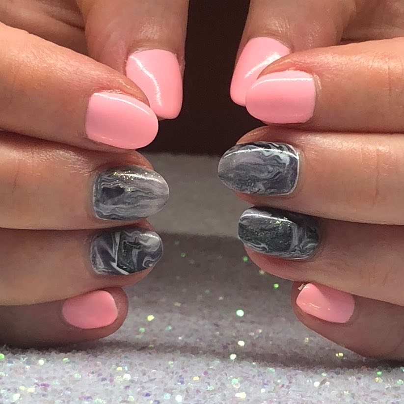 Bright pastel peach. Pic by ruth.geliciousnails