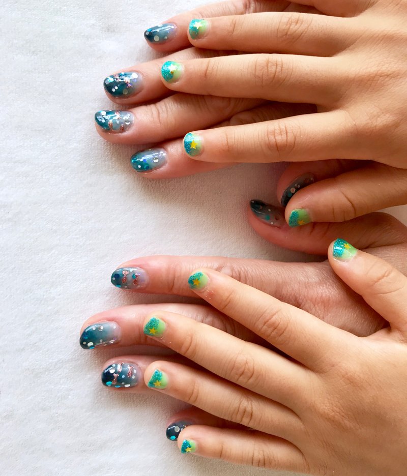 Summer vacation nail art ideas. Pic by mw.nailspice