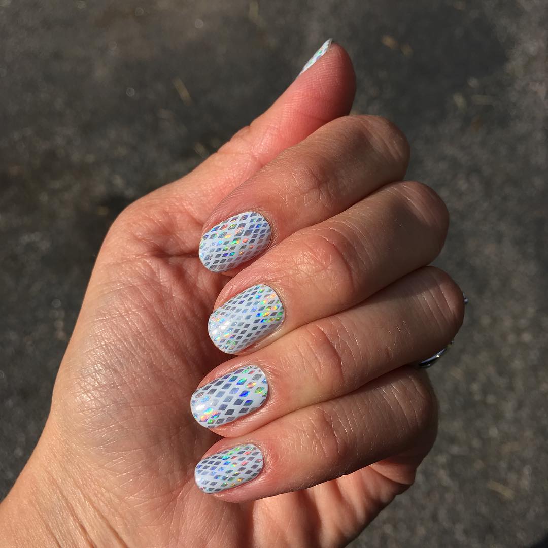 White nails are hot this summer. Pic by manicure_rehab