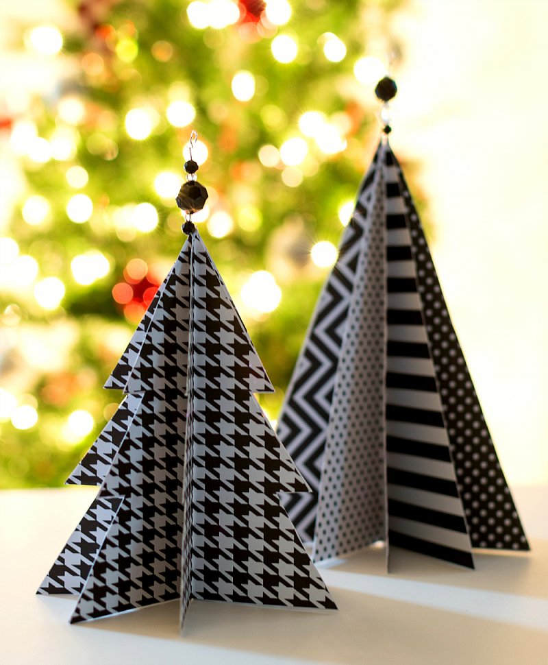 Amazing Paper Christmas Tree Craft Idea.