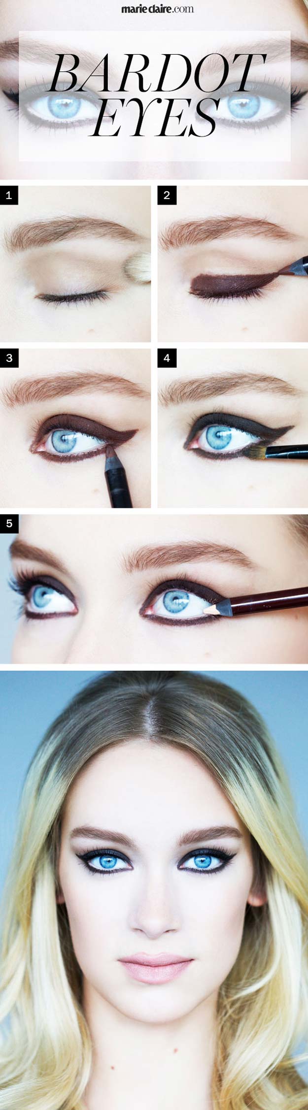 Brigitte Bardot Eye Makeup.