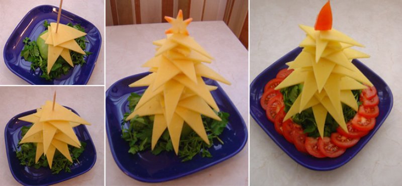 Cheese Christmas Tree.