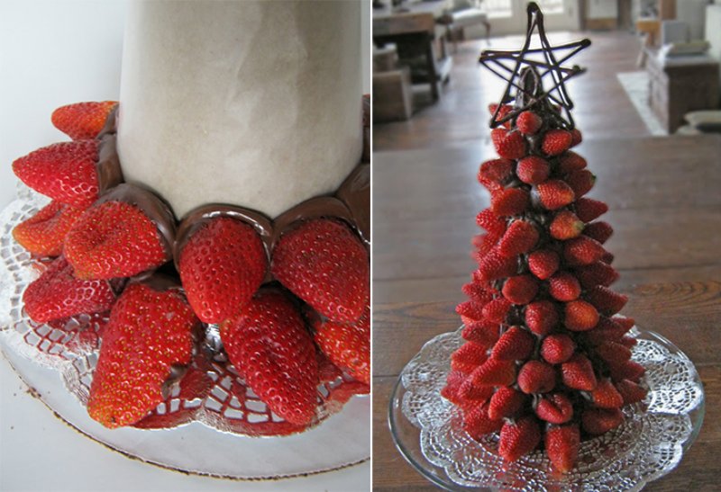 Creative Strawberry Christmas Tree